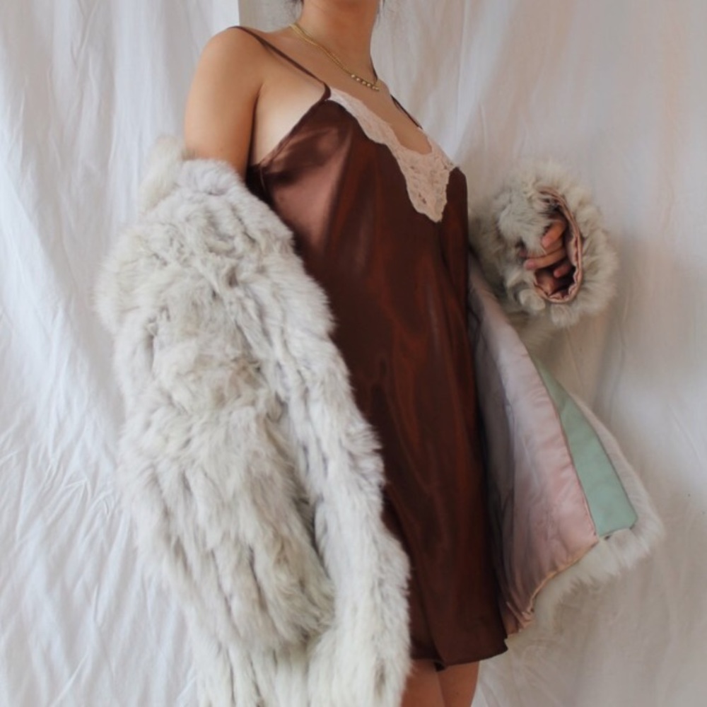 copper slip dress